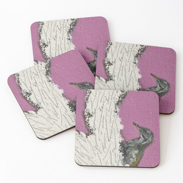 Item preview, Grey-headed woodpecker on a snowy tree designed and sold by elugeni.