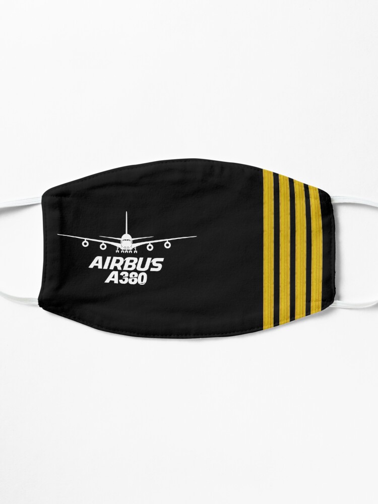 Alternate view of Airbus A380 epaulettes Mask
