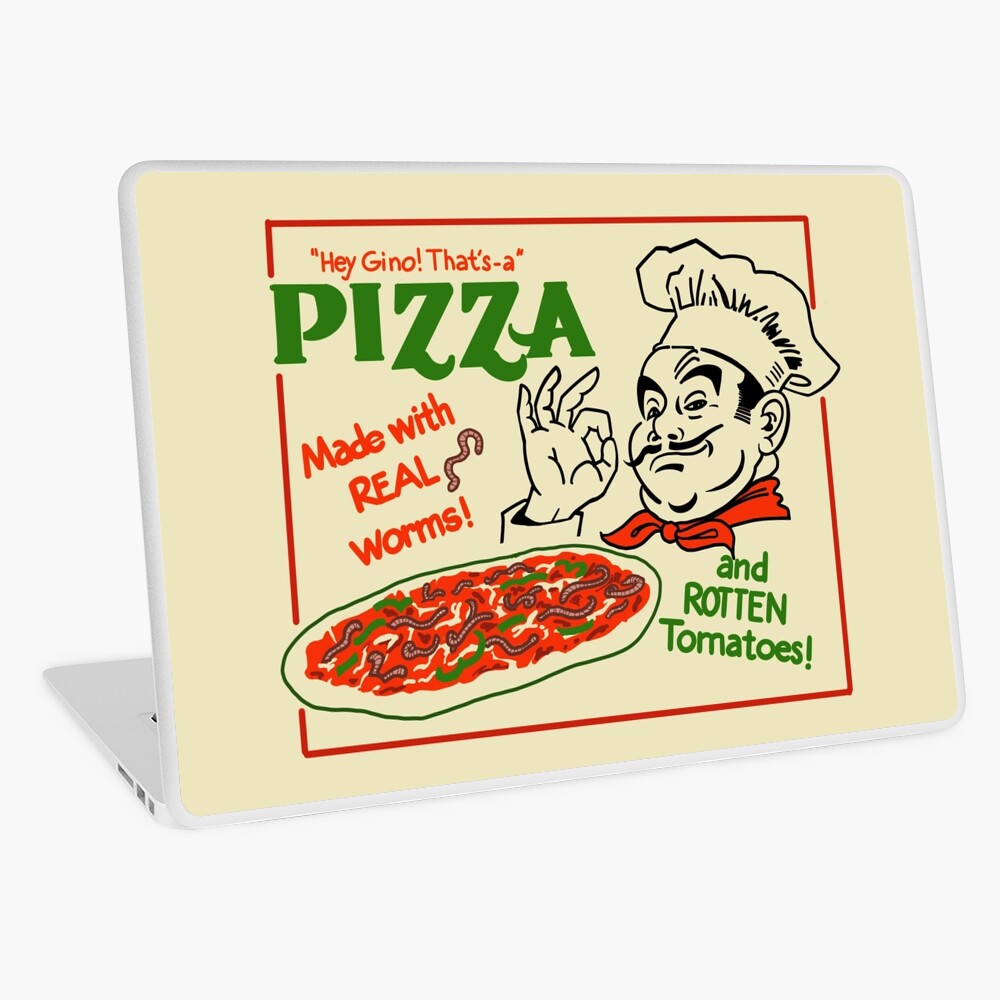 Tacky Vintage Pizza Box Art Board Print for Sale by F2GClothing