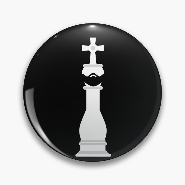 Item preview, King in Chess Wearing A Mask designed and sold by somebasic.