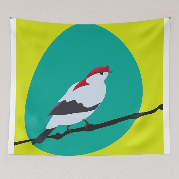 Item preview, Bird - The Araripe Manakin -ENDANGERED - Yellow designed and sold by avi-98.