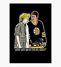 Happy Gilmore - "Where were you" Photographic Print