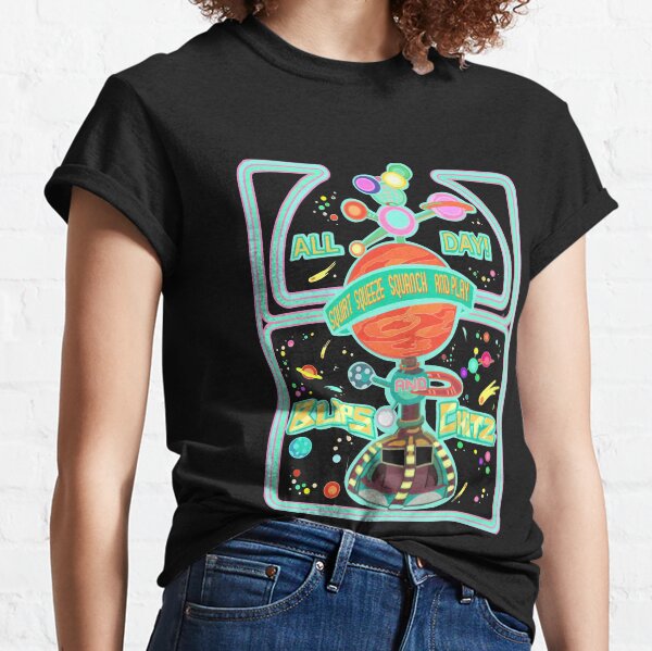 Blips And Chitz Retro Game Poster Rick and Morty Classic T-Shirt