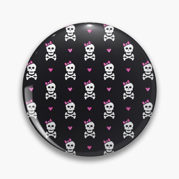 Item preview, Day of the Dead Sugar Skull Pattern dia de los muertos Halloween Skull and Cross Bones designed and sold by Draculaura2009.