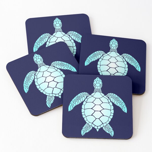 Item preview, Sea Turtle White-Teal designed and sold by Caden Darling Designs.