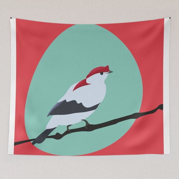 Item preview, Bird - The Araripe Manakin -ENDANGERED - Red designed and sold by avi-98.