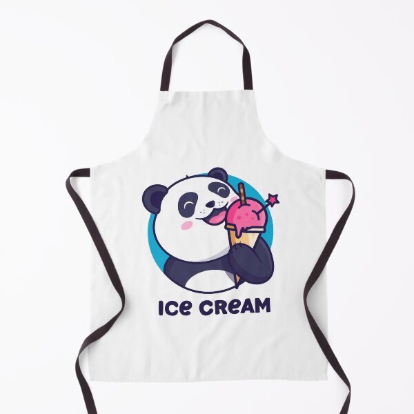 Item preview, Panda Ice Cream designed and sold by PickCreation.