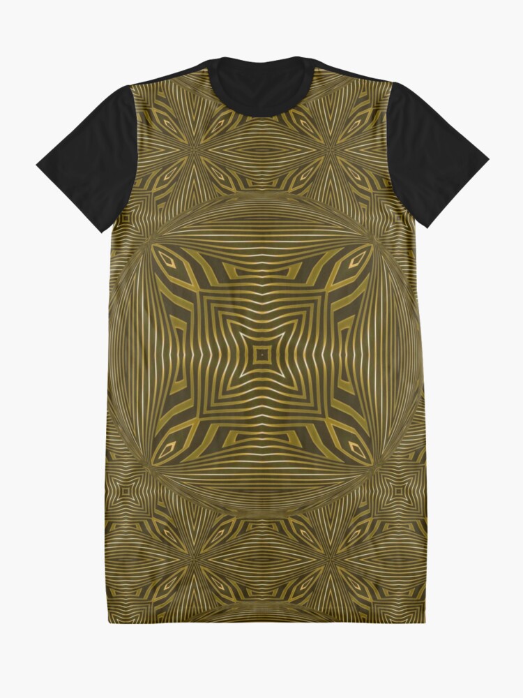 Alternate view of Copperworks Lattice (2) Graphic T-Shirt Dress