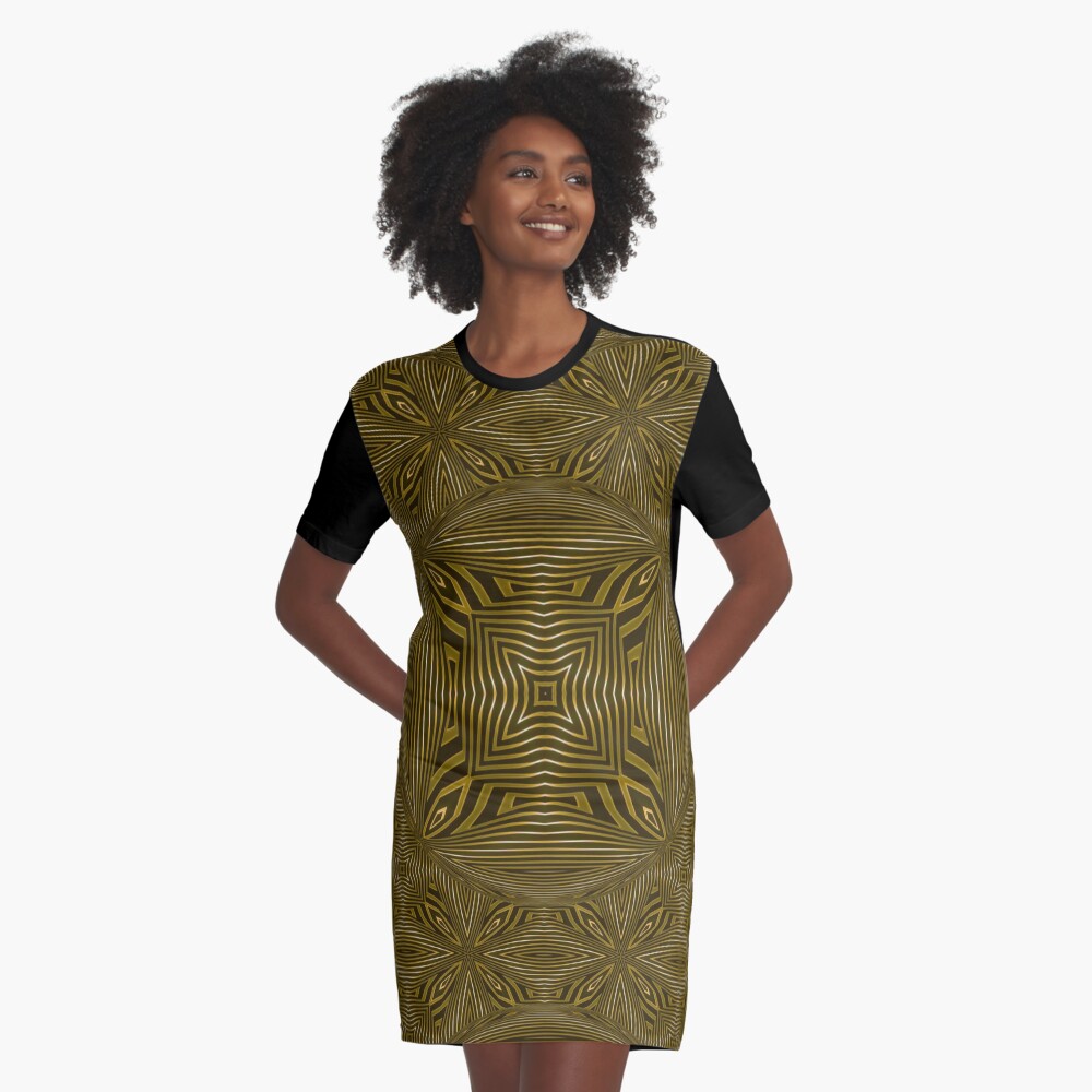 Copperworks Lattice (2) Graphic T-Shirt Dress