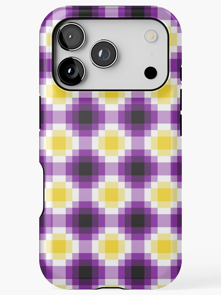 Thumbnail 1 of 4, iPhone Case, Nonbinary Gradient Diamond Pattern designed and sold by Aroaes.