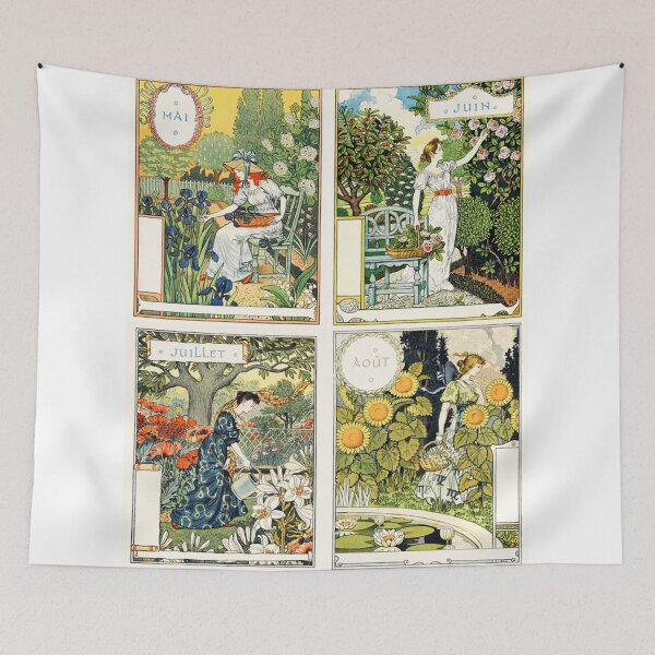 Item preview, Set 2/3 Eugène Grasset’s Art Nouveau Calendar May June July August designed and sold by WizardsWorld.