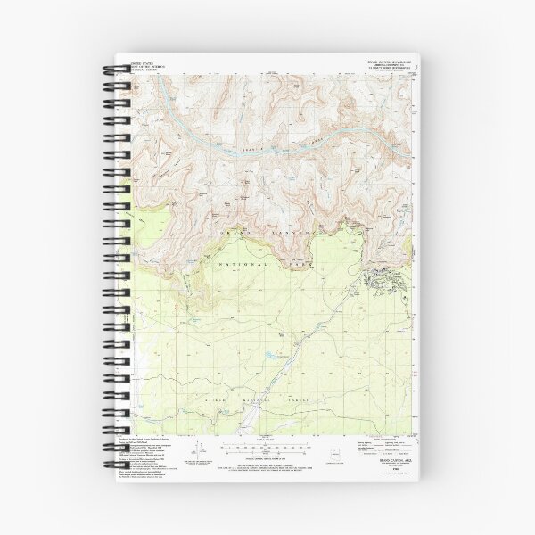 Item preview, Grand Canyon Topographic Map (1988) designed and sold by Ouijawedge.