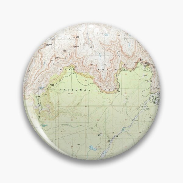 Item preview, Grand Canyon Topographic Map (1988) designed and sold by Ouijawedge.