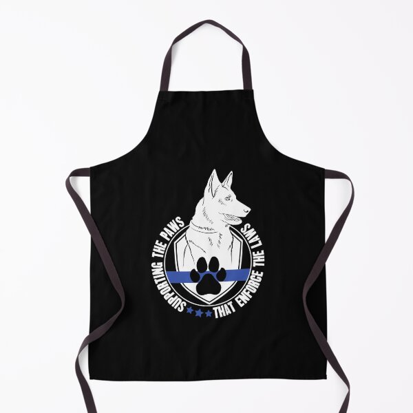 Item preview, Supporting the paws that enforce the laws - K9 Police Officer Support designed and sold by Captain Mood.