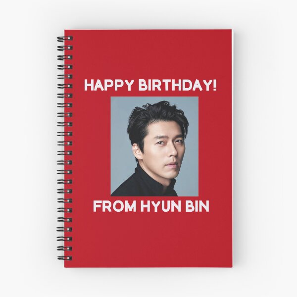 Item preview, Happy Birthday From Hyun Bin  designed and sold by kpopkdramamerch.