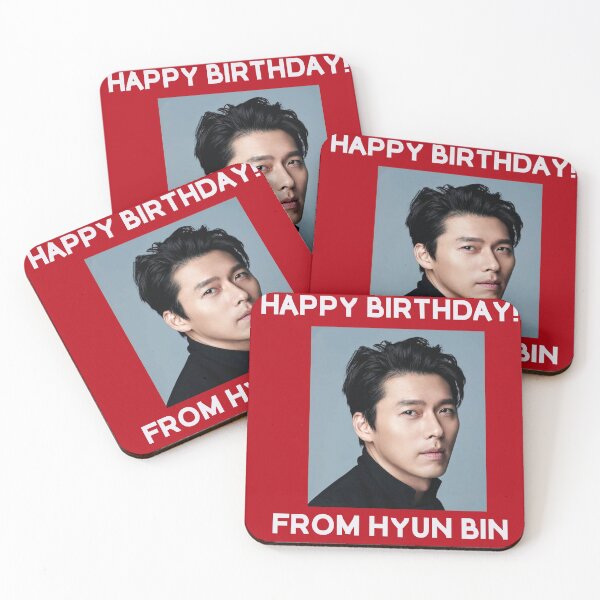 Item preview, Happy Birthday From Hyun Bin  designed and sold by kpopkdramamerch.