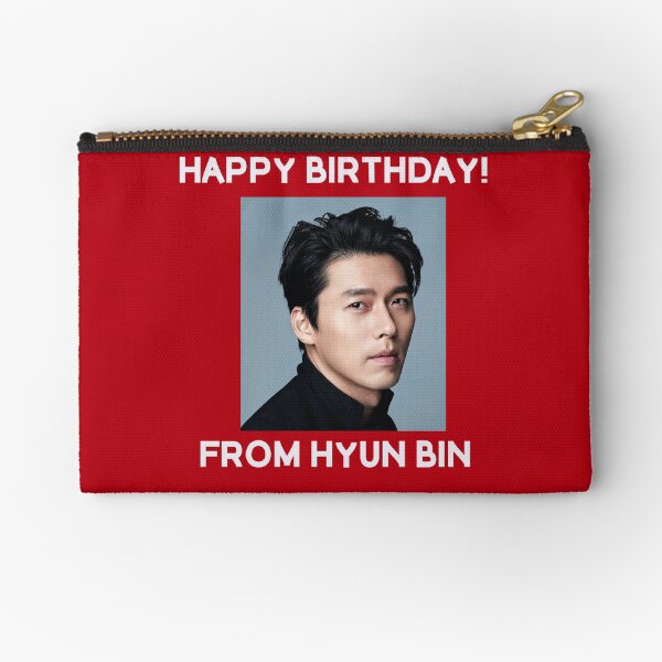 Item preview, Happy Birthday From Hyun Bin  designed and sold by kpopkdramamerch.