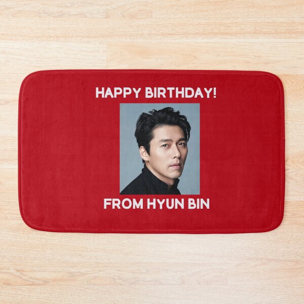 Item preview, Happy Birthday From Hyun Bin  designed and sold by kpopkdramamerch.
