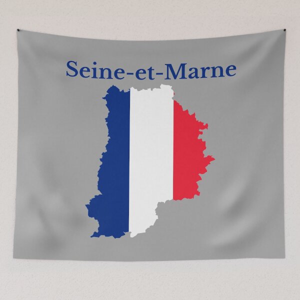 Item preview, Seine-et-Marne Map French Department designed and sold by marosharaf.