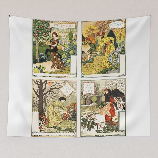 Item preview, Set 3/3 Eugène Grasset’s Art Nouveau Calendar September October November December  designed and sold by WizardsWorld.