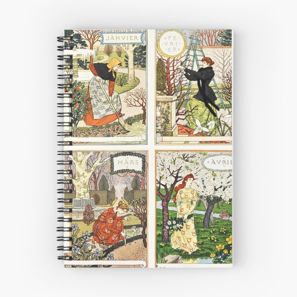 Item preview, Set 1/3 Eugène Grasset’s Art Nouveau Calendar January February March April  designed and sold by WizardsWorld.