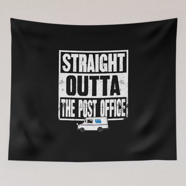 Item preview, Straight Outta The Post Office - Postal Worker designed and sold by Captain Mood.