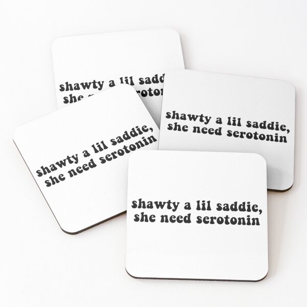 Item preview, shawty a lil saddie, she need serotonin designed and sold by kanzahskreation.