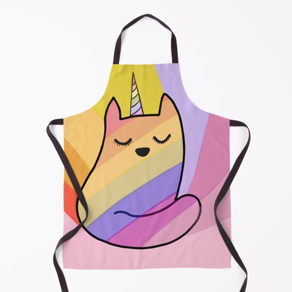 Item preview, Unicat unicorn kitty cat rainbow graphic cartoon designed and sold by spooks draws.