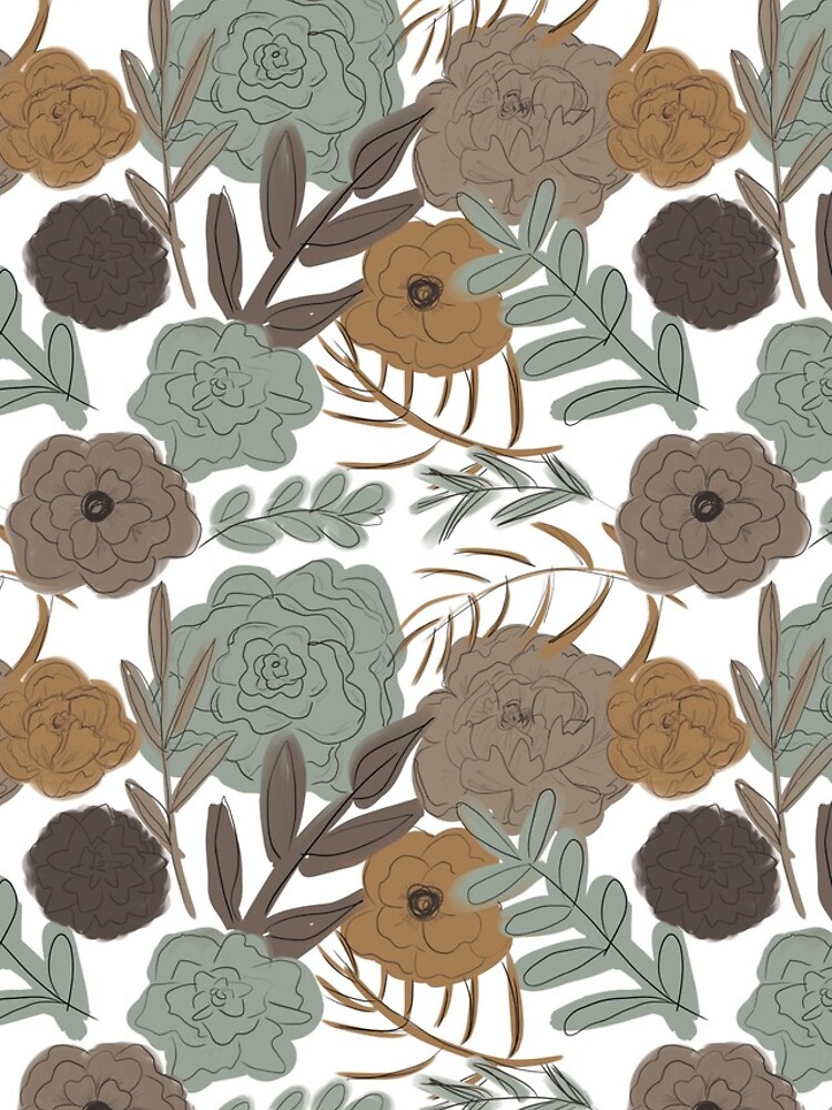 Thumbnail 4 of 4, iPhone Case, Neutral Florals designed and sold by vmhmade.