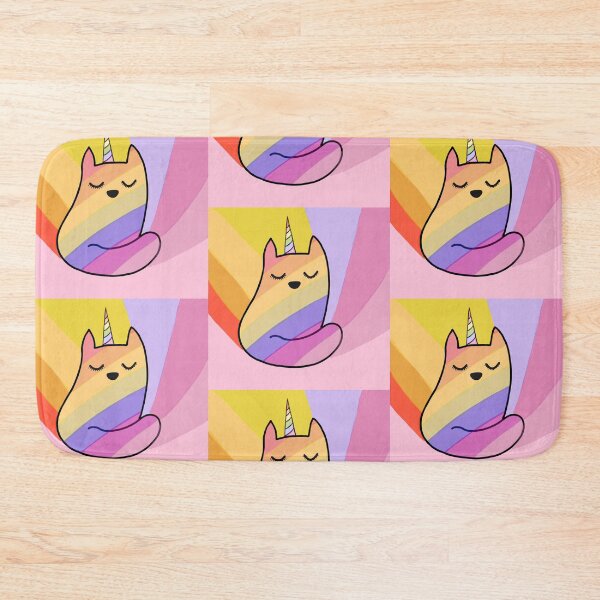Item preview,  Unicat unicorn kitty cat rainbow graphic cartoon  designed and sold by spooks draws.