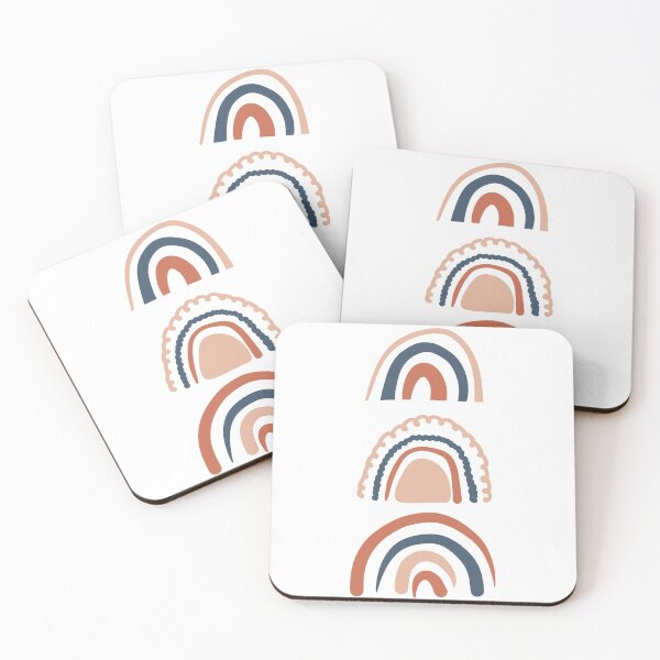 Item preview, pastel rainbows designed and sold by Con Inspo.