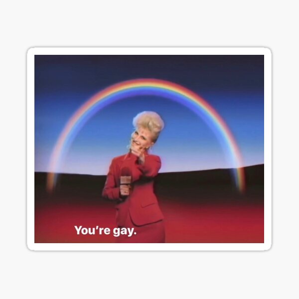 You're gay Paramore sticker Sticker