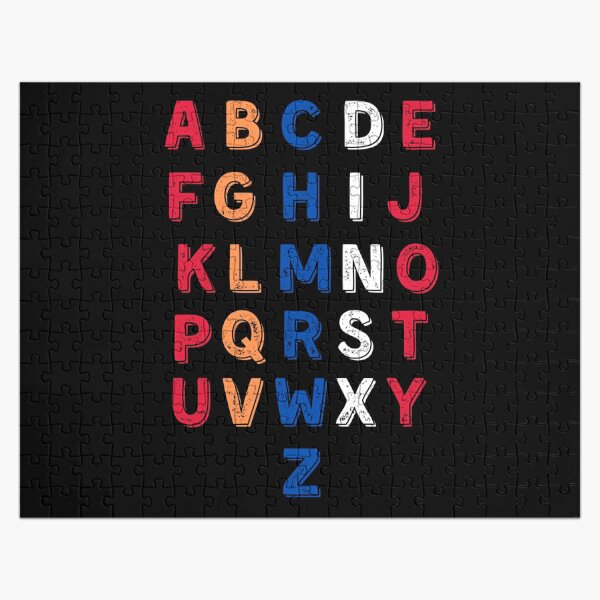 Abcdefghijklmnopqrstuvwxyz Jigsaw Puzzles for Sale | Redbubble