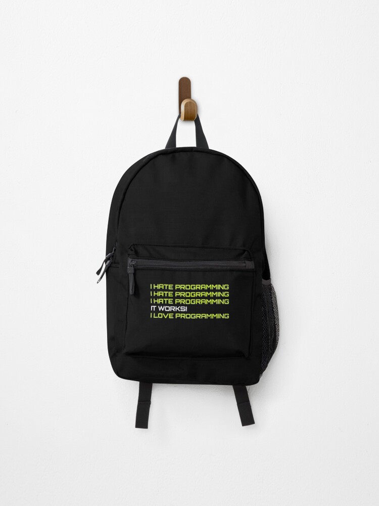 Thumbnail 1 of 3, Backpack, Computer Programmer Coders Software Engineers Funny Gift designed and sold by TastefulTees.
