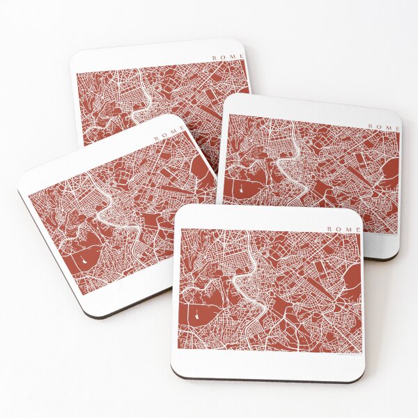 Item preview, Rome, Italy Map Print designed and sold by CartoCreative.
