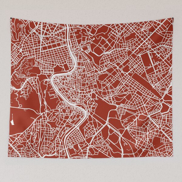 Item preview, Rome, Italy Map Print designed and sold by CartoCreative.