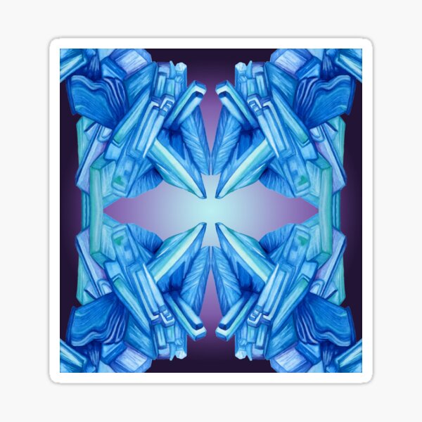Crystalline Kaleidoscope Sticker