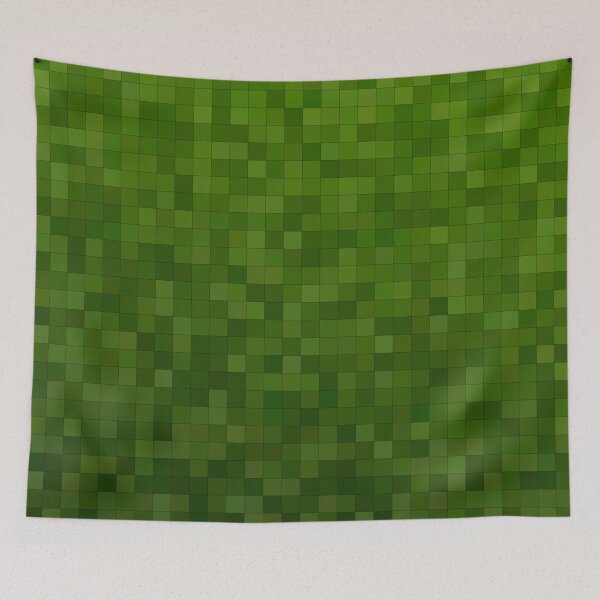 Item preview, Green Pixels - Emerald Forest designed and sold by dadthebubblegut.
