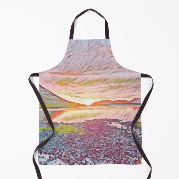 Item preview, Sunset Waters - Serene Coastal Sunset Scene designed and sold by Galathi Designs.