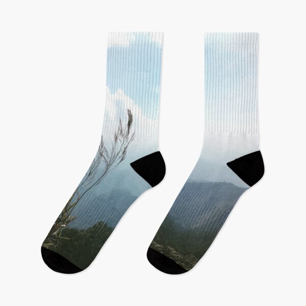 Item preview, Blue Morning Foggy Mountain View designed and sold by kosethk.