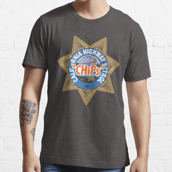 "CHiPs Classic American TV Series Logo" Tshirt for Sale by baloonID
