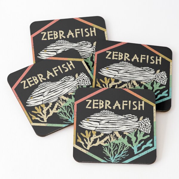 Item preview, Cool Retro Zebra Fish Silhouette Gift Design Idea design design designed and sold by Lisbob.