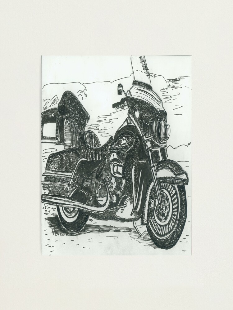 Alternate view of Motorcycle Photographic Print