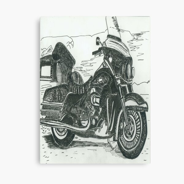 Motorcycle Canvas Print