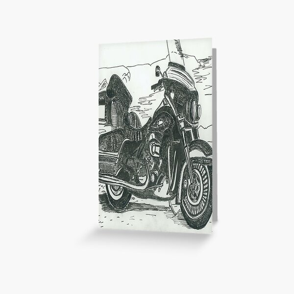 Motorcycle Greeting Card