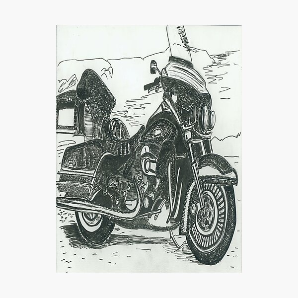 Motorcycle Photographic Print