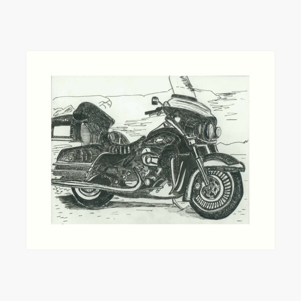 Motorcycle Art Print