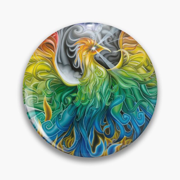 Item preview, Rainbow Phoenix Rising designed and sold by thaddeus-art.