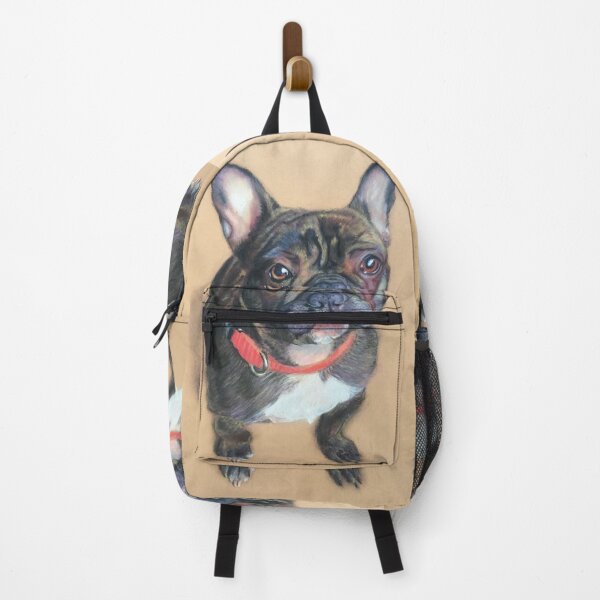 Item preview, dog portrait painting cute French bulldog puppy domestic pets animal picture designed and sold by Julieford.