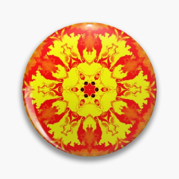Artikelvorschau, Feuer loderndes Blumenmandala 3 entworfen und verkauft von royrahul.